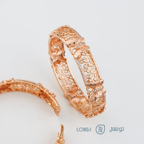 أساور تصميم ذهب مطلي 6