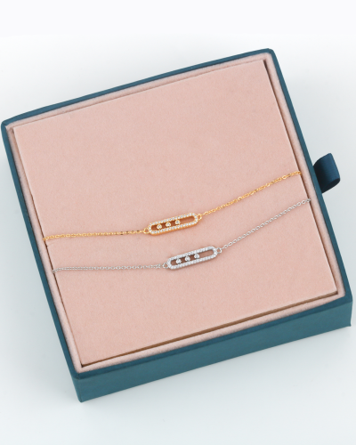 اسوارة مطليه زركون ناعم