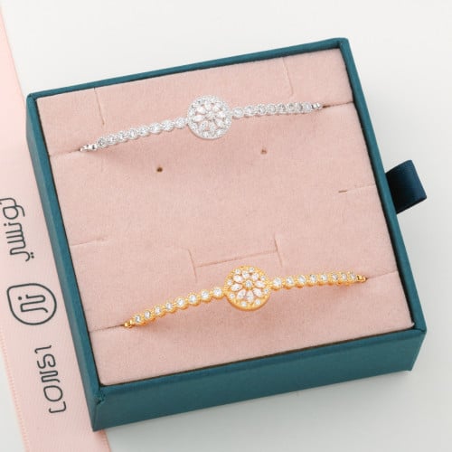 اسوارة مطليه زركون سحب