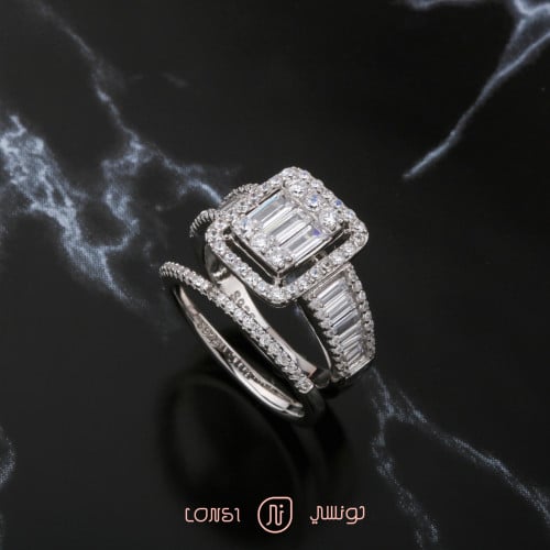 خاتم توينز فضة عيار 925