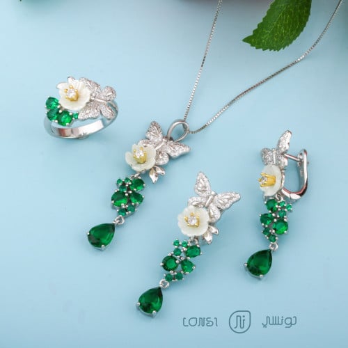 نص طقم فضة عيار 925