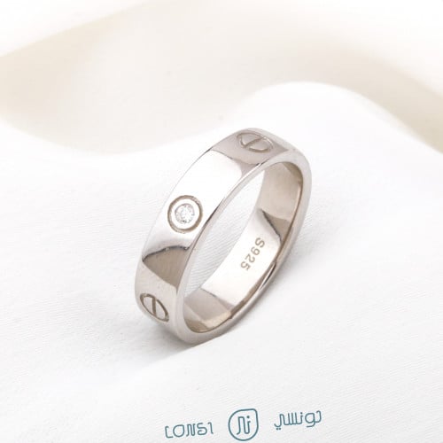 خاتم فضة عيار 925