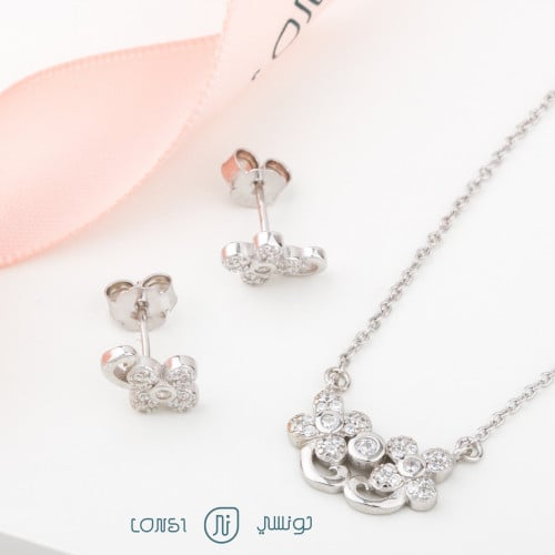 طقم ناعم فضة عيار 925