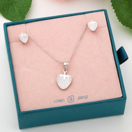 طقم ناعم فضة عيار 925