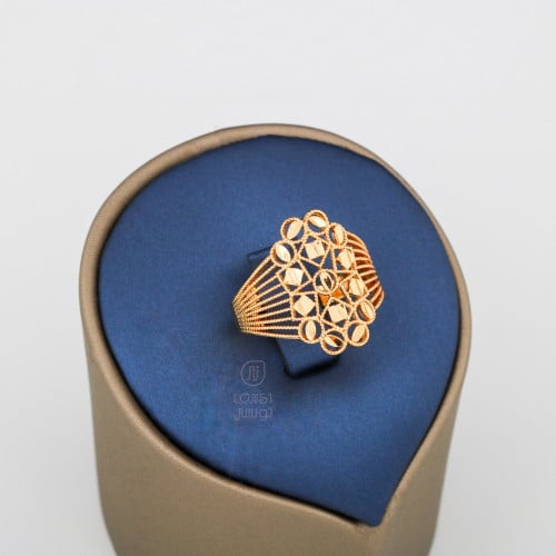 خاتم مطلي غصن الزيتون