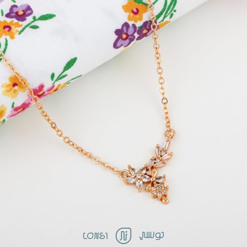 سلسال زركون مطلي مميز