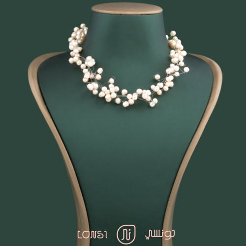 خناق لؤلؤ فضة عيار 925