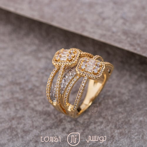 خاتم زركون فخم للمناسبات