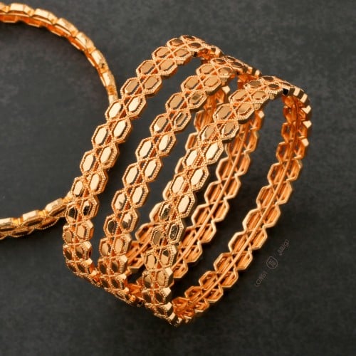 بناجر نسائي مطليه بالذهب