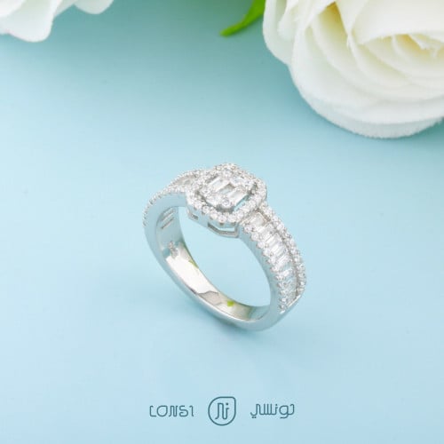 خاتم فضة عيار 925