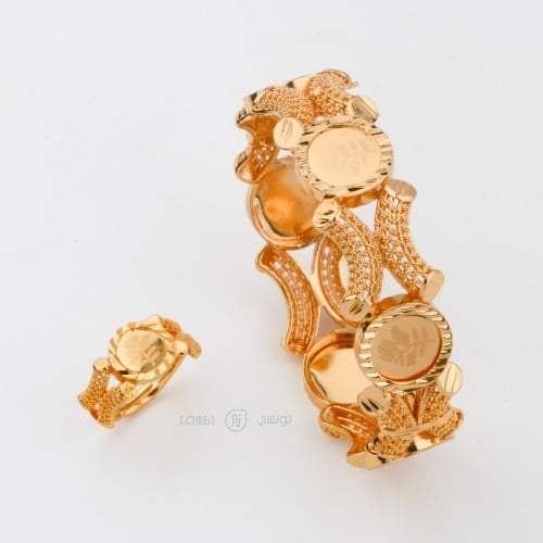 اسوارة وخاتم تصميم جنيهات