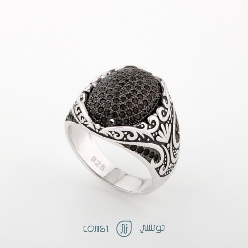 خاتم فضة رجالي عيار 925