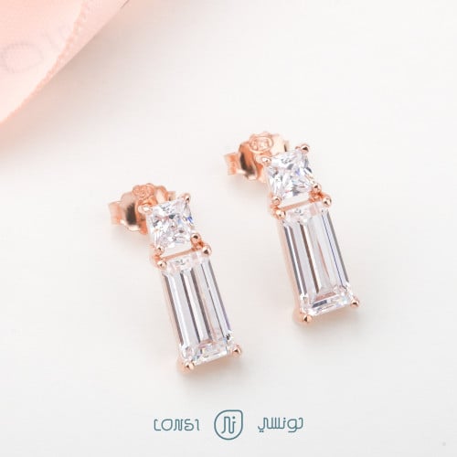 حلق روز فضة عيار 925