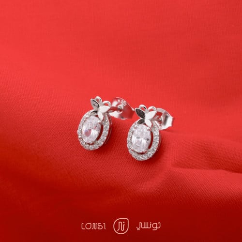 حلق فضة عيار 925