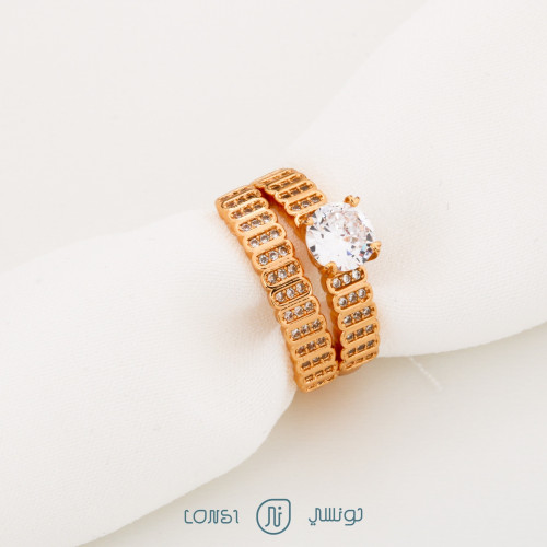 خاتم توينز تصميم ألماس