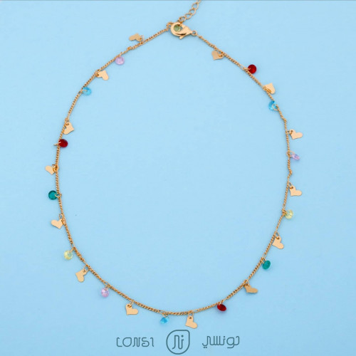 سلسال ناعم مطلي ملون