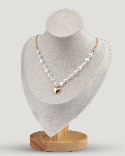 سلسال زركون ذهبي لؤلؤ