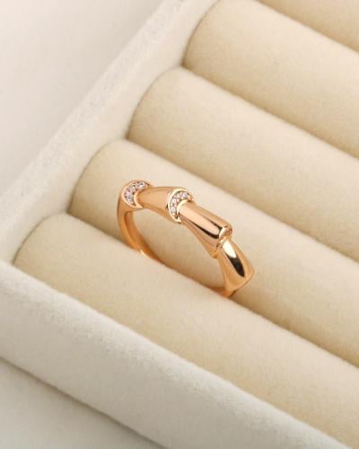 خاتم مطلي تصميم ناعم