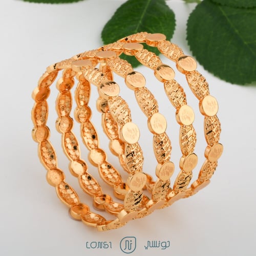 بناجر مطليه تصميم ذهب