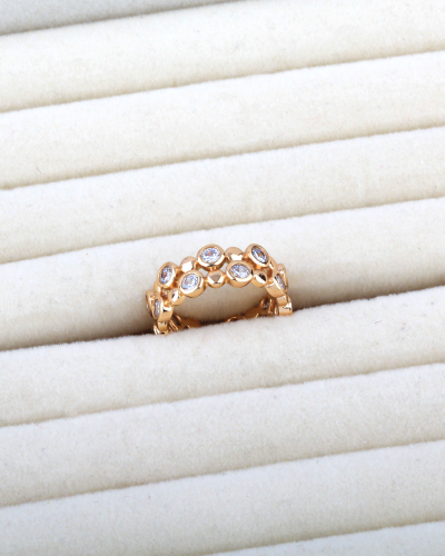 خاتم مطلي تصميم مميز