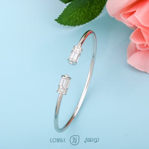 اسوارة ناعمه فضة عيار 925