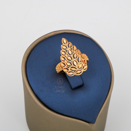 خاتم مطلي غصن الزيتون