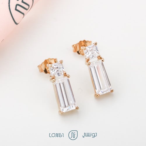 حلق فضة عيار 925