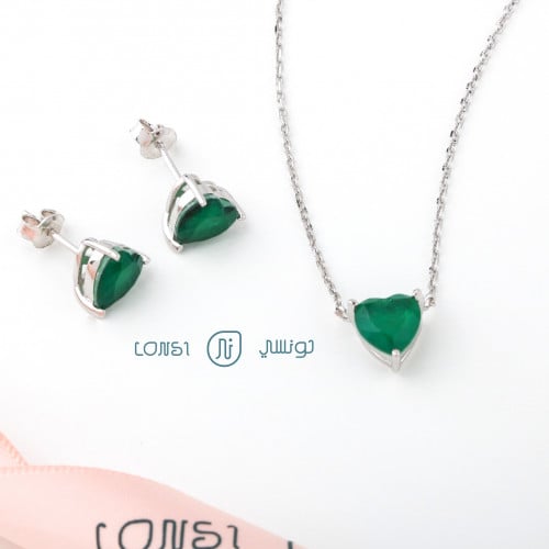 طقم ناعم فضة عيار 925
