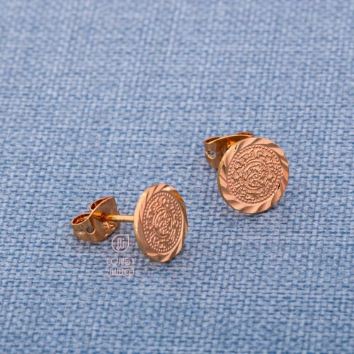 حلق تصميم جنيه ذهب