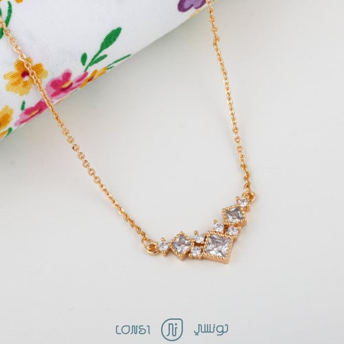 سلسال زركون مطلي مميز