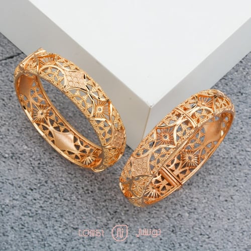 أساور تصميم ذهب مطلي 5