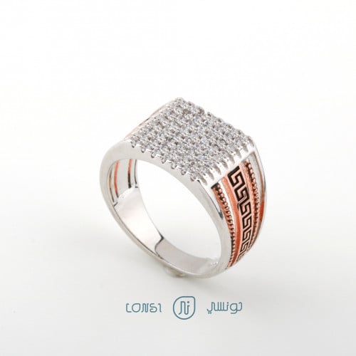 خاتم فضة رجالي عيار 925