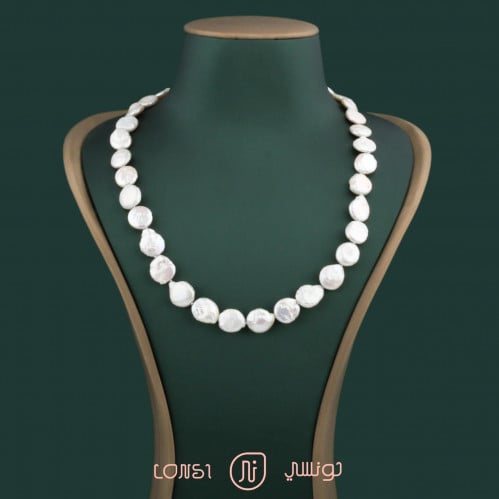 عقد لؤلؤ فضة عيار 925