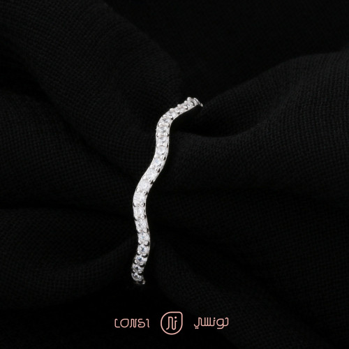 خاتم ناعم فضة عيار 925