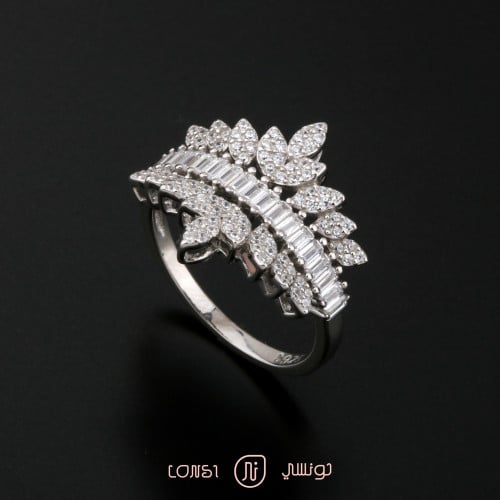 خاتم فخم فضة عيار 925