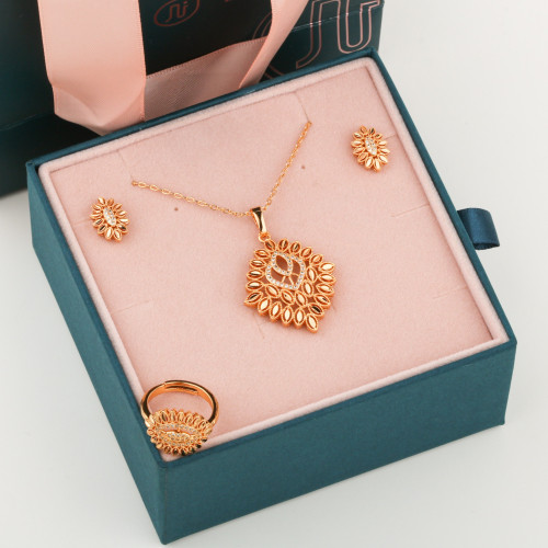 طقم ذهبي تصميم ناعم