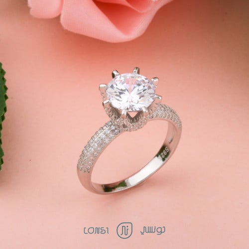 خاتم فضة عيار 925