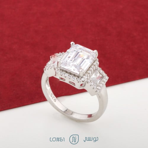 خاتم مميز فضة عيار 925