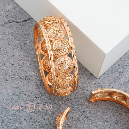 أساور تصميم ذهب مطلي 8