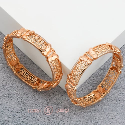 أساور تصميم ذهب مطلي 6