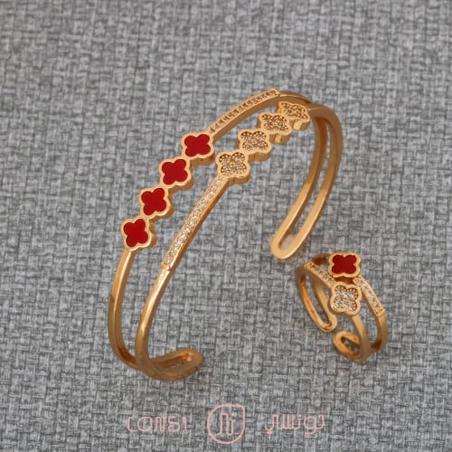 اسوارة وخاتم بتصميم عصري عالمي