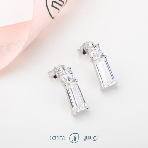 حلق فضة عيار 925