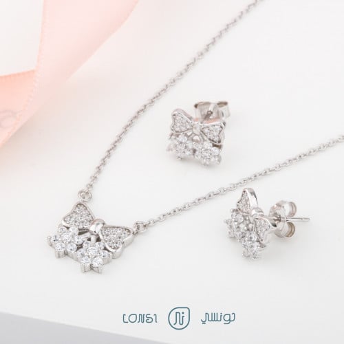 طقم ناعم فضة عيار 925