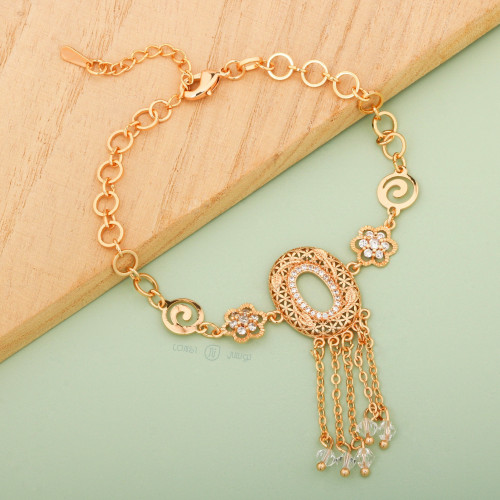 اسوارة مطليه تصميم زركون