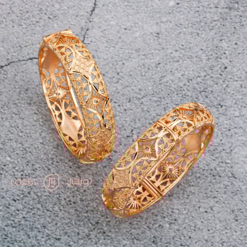 أساور تصميم ذهب مطلي 5