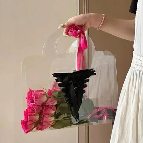 اكياس ورد شفافه