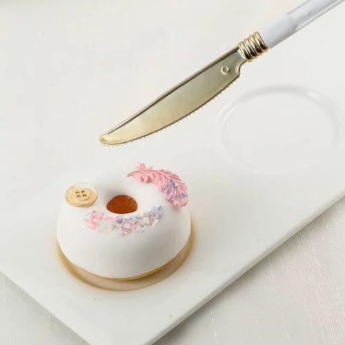 طقم ادوات طعام بلاستيك