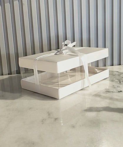 بوكسات شفاف بشريط