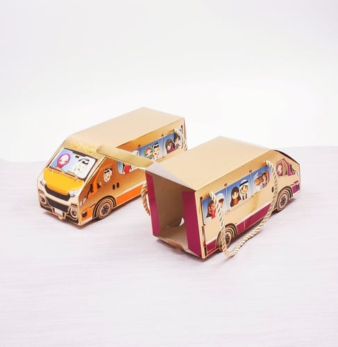 بوكسات توزيعات شكل سياره