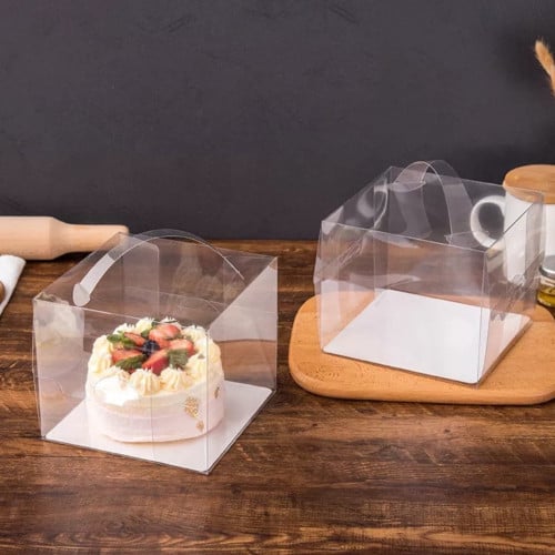 علب كيك بحامل